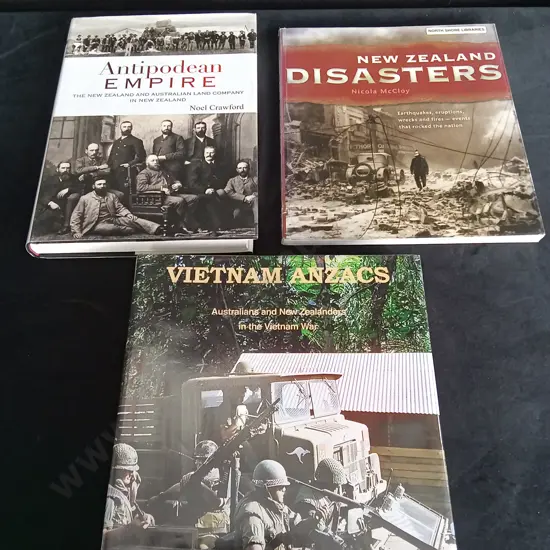 3 NEW ZEALAND BOOKS