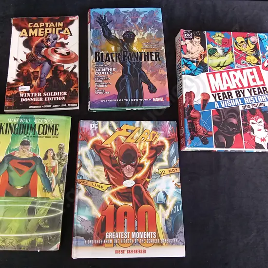 5 MARVEL AND DC BOOKS
