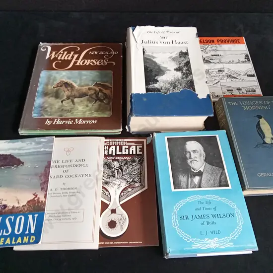 8 NEW ZEALAND BOOKS