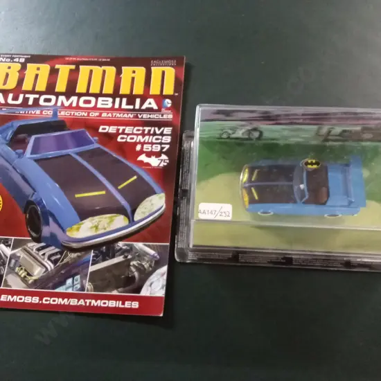 EAGLEMOSS BATMAN #597 DETECTIVE COMICS 1:43 PACKAGED PLUS CORRESPONDING MAGAZINE