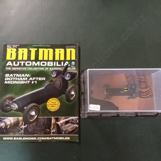 EAGLEMOSS BATMAN #1 BATMAN GOTHAM AFTER MIDNIGHT 1:43 PACKAGED PLUS CORRESPONDING MAGAZINE