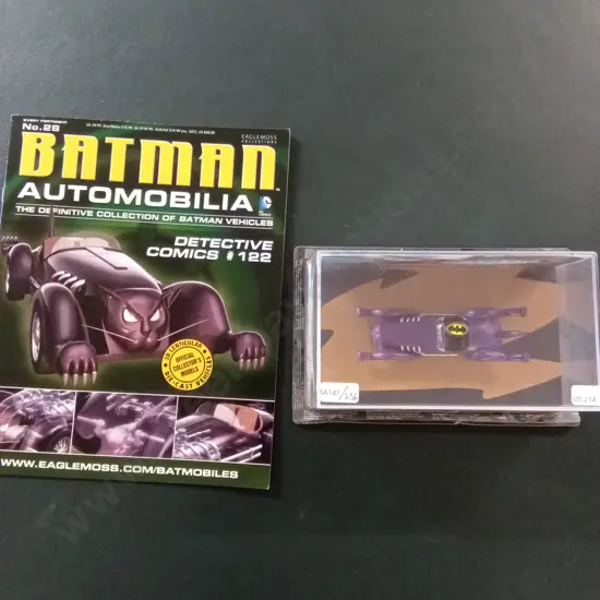 EAGLEMOSS BATMAN #122 DETECTIVE COMICS 1:43 PACKAGED PLUS CORRESPONDING MAGAZINE