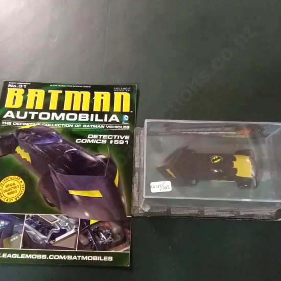 EAGLEMOSS BATMAN #591 DETECTIVE COMICS 1:43 PACKAGED  PLUS CORRESPONDING MAGAZINE