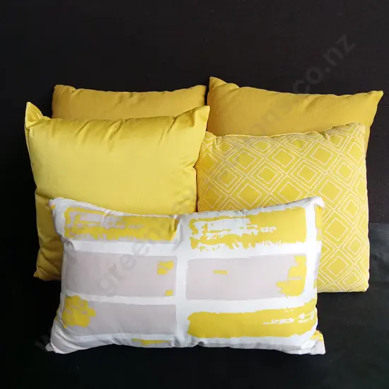 5 CUSHIONS