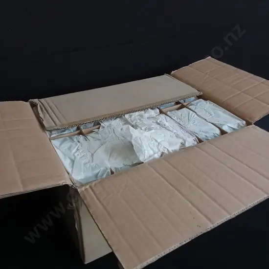 BOX OF CAR BISCUIT TINS
