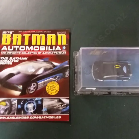 EAGLEMOSS BATMAN AUTOMOBILIA #18 BATMOBILE 1:43 PACKAGED PLUS CORRESPONDING MAGAZINE