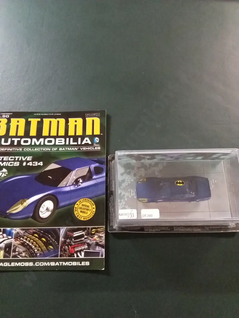 EAGLEMOSS BATMAN AUTOMOBILIA #434 DETECTIVE COMICS 1:43 PACKAGED PLUS CORRESPONDING MAGAZINE Image 1++