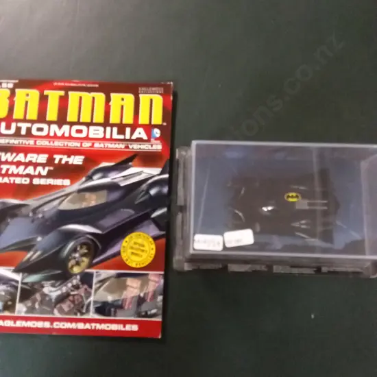EAGLEMOSS BATMAN AUTOMOBILIA #58 BEWARE THE BATMAN BATMOBILE 1:43 PACKAGED  PLUS CORRESPONDING MAGAZINE