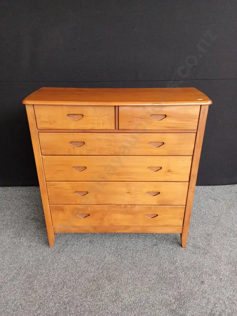 WOOD CHEST OF DRAWERS H 1.08 M X W 1.05 M X D 38CM Image 1++