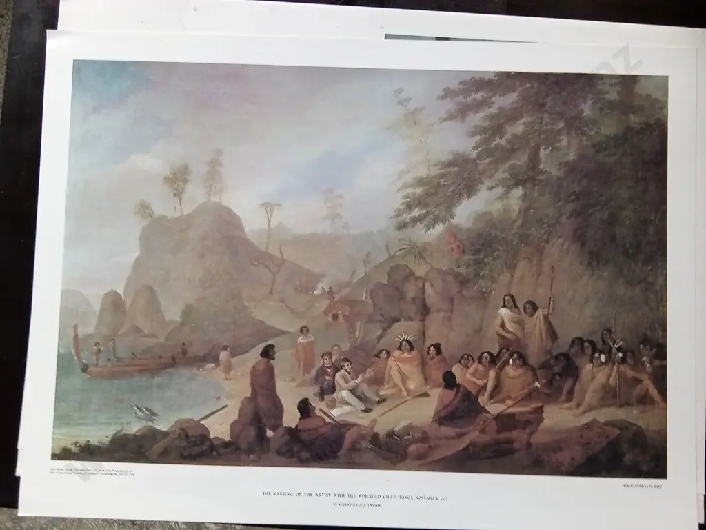 3 VINTAGE PRINTS BY AUGUSTUS EARLE, THE ALEXANDER TURNBULL LIBRARY PRINTS 1978 Image 1++