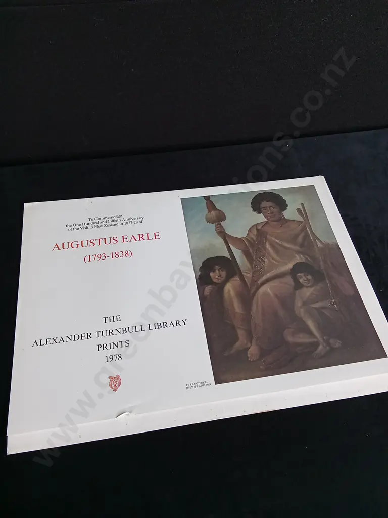 3 VINTAGE PRINTS BY AUGUSTUS EARLE, THE ALEXANDER TURNBULL LIBRARY PRINTS 1978 Image 1++