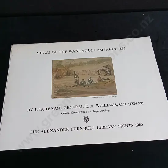 3 VINTAGE PRINTS BY LIEUTENANT E. A. WILLIAMS, THE ALEXANDER TURNBULL LIBRARY PRINTS 1980