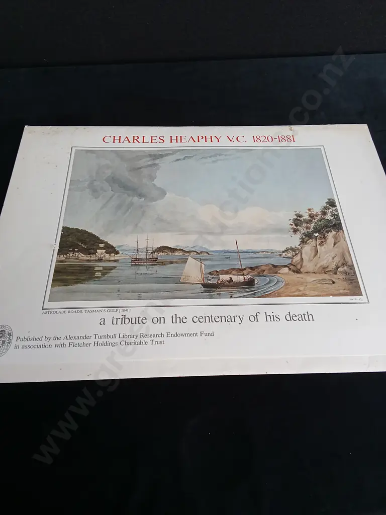 3 VINTAGE PRINTS BY CHARLES HEAPHY, THE ALEXANDER TURNBULL LIBRARY RESEARCH ENDOWMENT FUND Image 1++