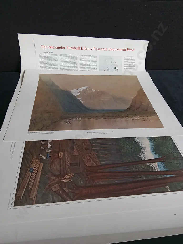 3 VINTAGE PRINTS BY CHARLES HEAPHY, THE ALEXANDER TURNBULL LIBRARY RESEARCH ENDOWMENT FUND Image 1++