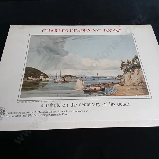 3 VINTAGE PRINTS BY CHARLES HEAPHY, THE ALEXANDER TURNBULL LIBRARY RESEARCH ENDOWMENT FUND
