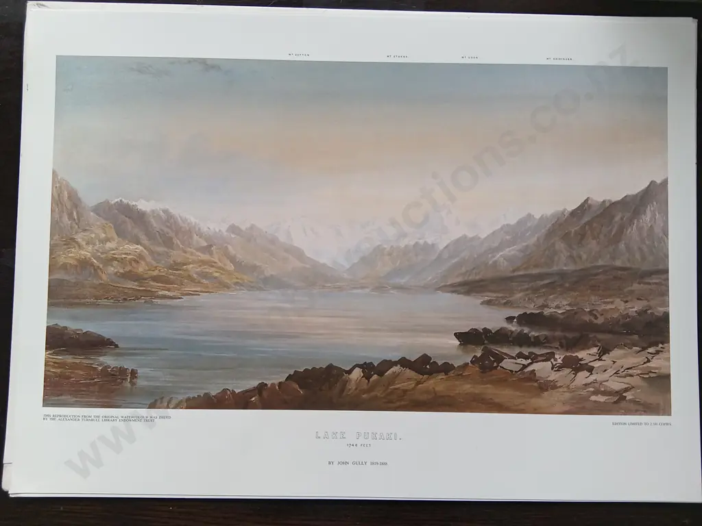 3 VINTAGE PRINTS BY JOHN GULLY, THE ALEXANDER TURNBULL LIBRARY ENDOWMENT TRUST Image 1++