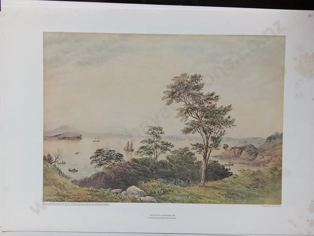 3 PRINTS BY JOHN BARR CLARKE HOYTE, THE ALEXANDER TURNBULL LIBRARY RESEARCH ENDOWMENT FUND 1982 Image 1++