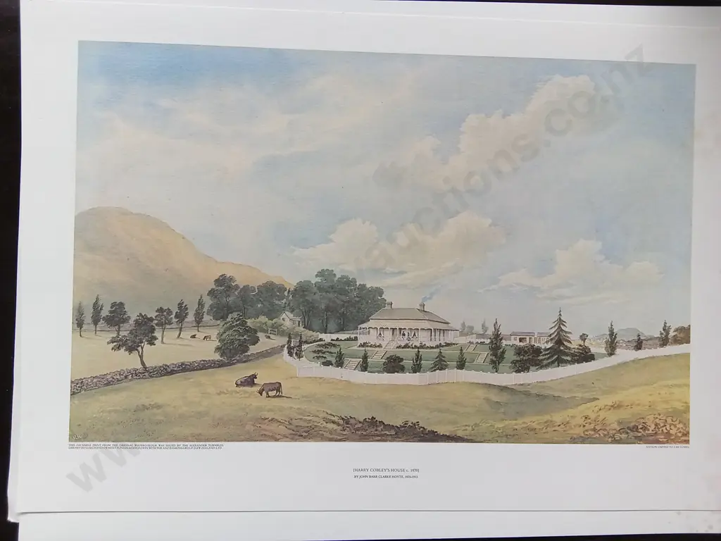 3 PRINTS BY JOHN BARR CLARKE HOYTE, THE ALEXANDER TURNBULL LIBRARY RESEARCH ENDOWMENT FUND 1982 Image 1++