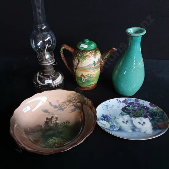 6 PIECES VINTAGE DECORATIVE ITEMS