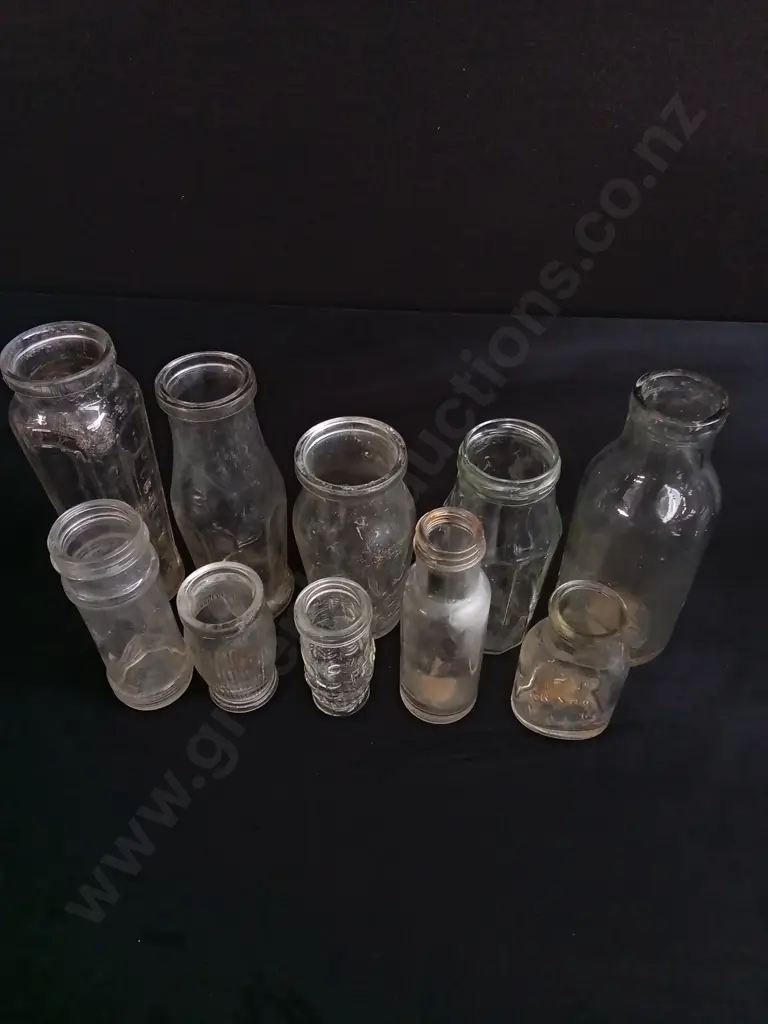 10 PIECES GLASS BOTTLES Image 1++