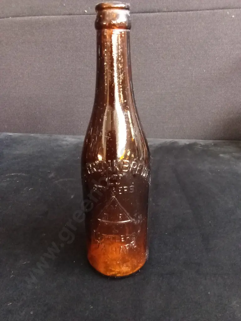10 PIECES AMBER GLASS BOTTLES Image 1++