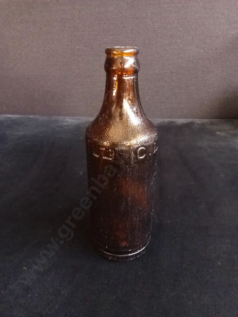 10 PIECES AMBER GLASS BOTTLES Image 1++