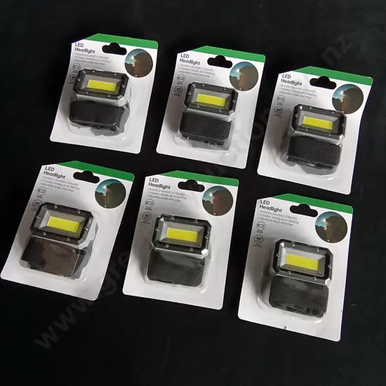 6 PIECES BRAND NEW HEADLIGHTS