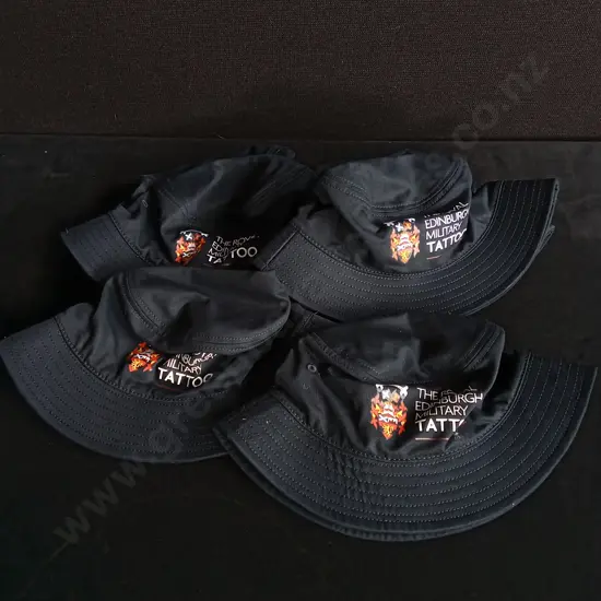 6 PIECES BRAND NEW THE ROYAL EDINBURGH MILITARY TATTOO BUCKET HATS
