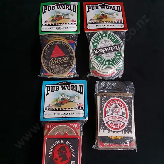 VINTAGE PUB COASTERS