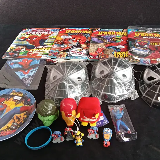 COLLECTION OF MARVEL ITEMS