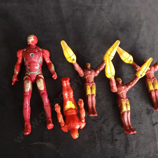 5 IRONMAN FIGURES