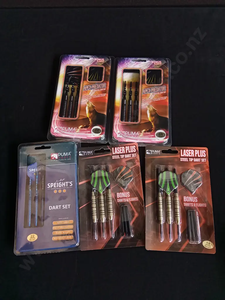 5 BRAND NEW PACKS OF DARTS Image 1++