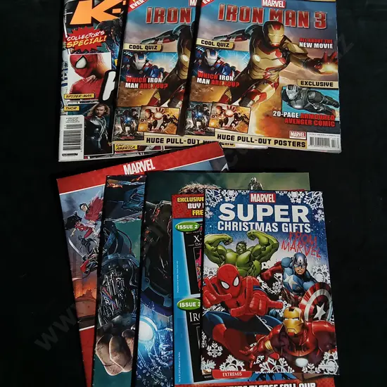 MARVEL MAGAZINES AND POSTERS