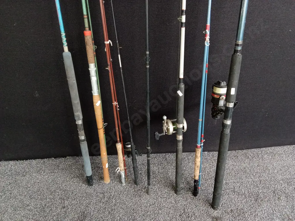 8 FISHING RODS Image 1++