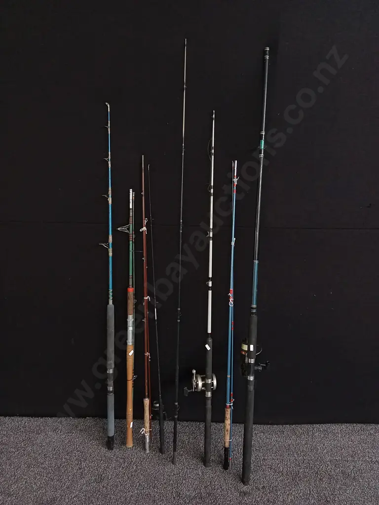 8 FISHING RODS Image 1++