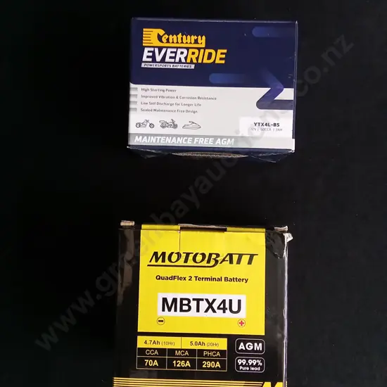 2 PIECES BRAND NEW BATTERIES