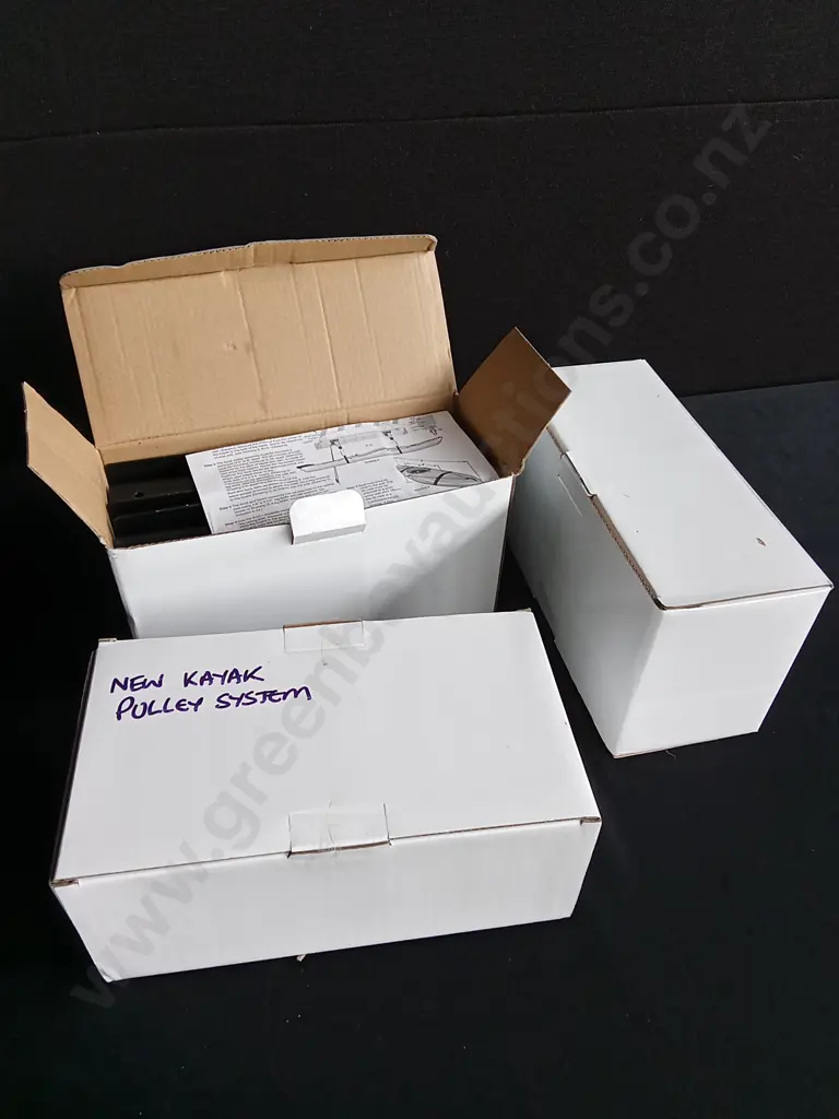 3 PIECES BRAND NEW KAYAK PULLEY SYSTEMS Image 1++