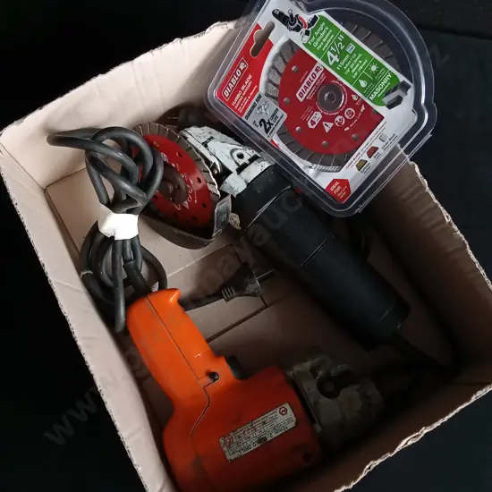 ELECTRIC DRILL AND ANGLE GRINDER
