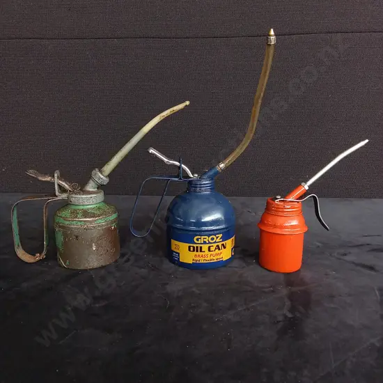 3 OIL CANS