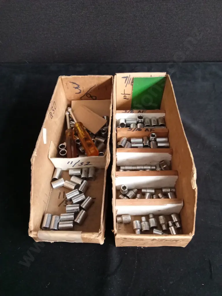 2 BOXES OF MIXED SOCKETS Image 1++
