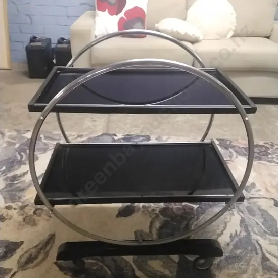 ART DECO DRINKS TROLLEY