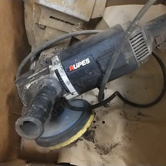 RUPES MODEL LT23 SANDER - TESTED & WORKING PLUS UNTESTED PNEUMATIC NAIL GUN