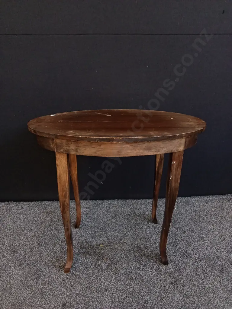 WOODEN SIDE TABLE H 70CM X W 77CM Image 1++