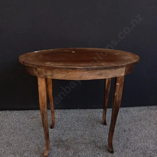 WOODEN SIDE TABLE H 70CM X W 77CM
