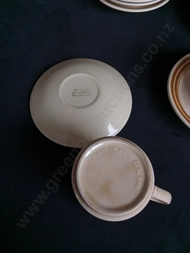 17 PIECES MADE IN NEW ZEALAND CUPS AND PLATES Image 1++