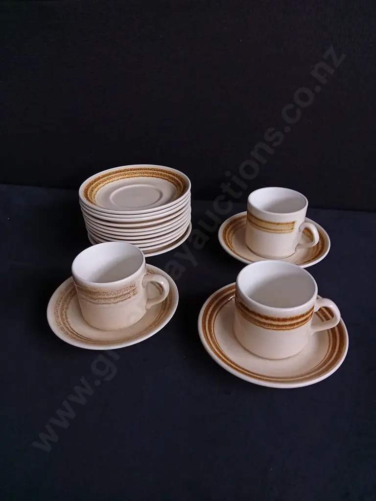 17 PIECES MADE IN NEW ZEALAND CUPS AND PLATES Image 1++