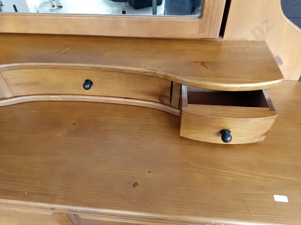 CHEST OF DRAWERS WITH MIRROR TOP L125CM D47CM H1.9M Image 1++