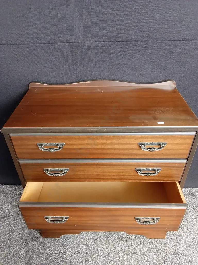 VINTAGE CHEST OF DRAWERS L78CM D40CM H86CM Image 1++