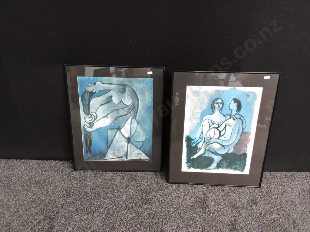 2 FRAMED PAINTINGS Image 1++