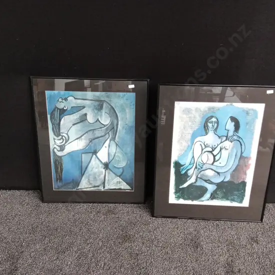 2 FRAMED PAINTINGS